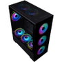 Hiditec Z20 AURA Caja Gaming Semitorre Negra